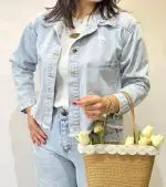 کت کراپ جین ریشدار (497) - Image 8