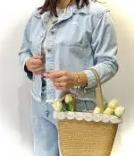 کت کراپ جین ریشدار (497) - Image 7