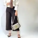 شلوار واید قهوه‌ای سوخته(524)