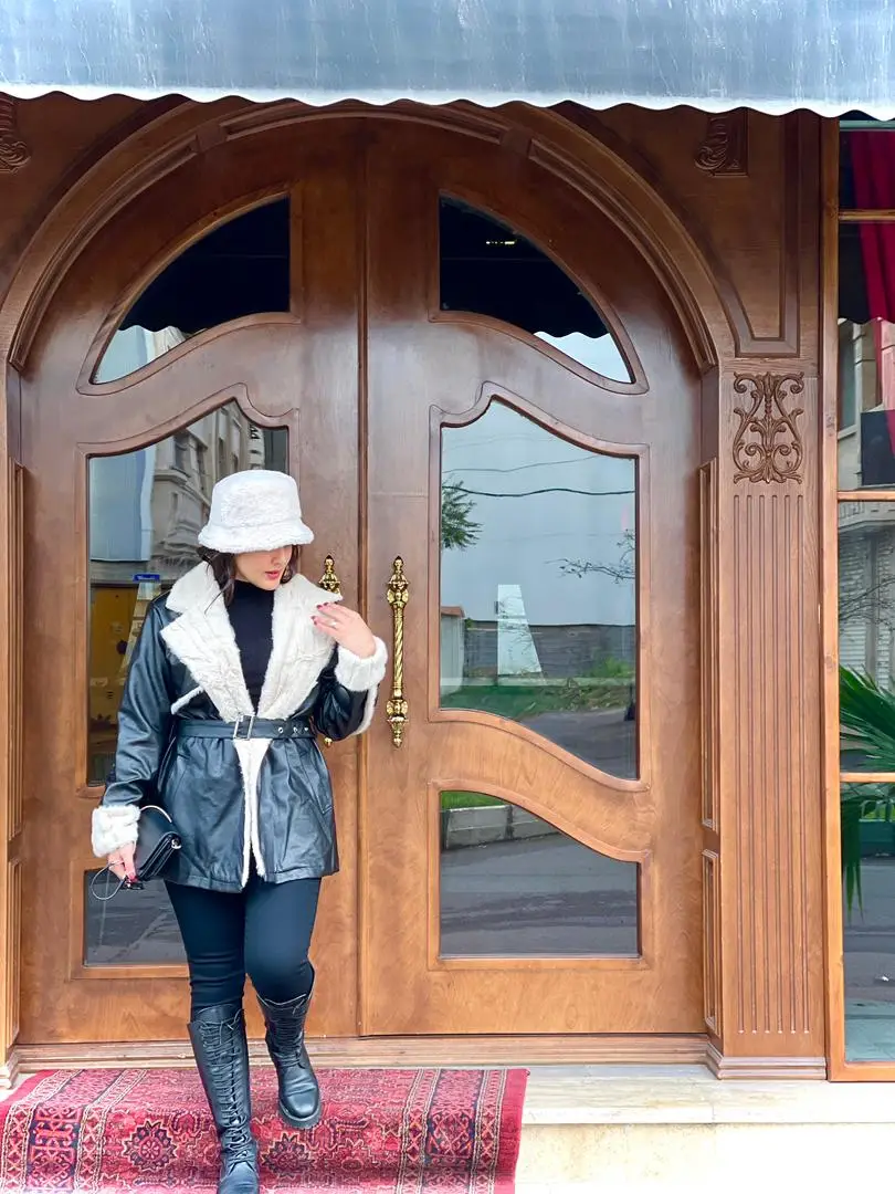 پالتو چرم شایلی (555) - Image 7