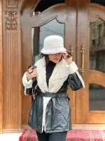 پالتو چرم شایلی (555) - Image 6