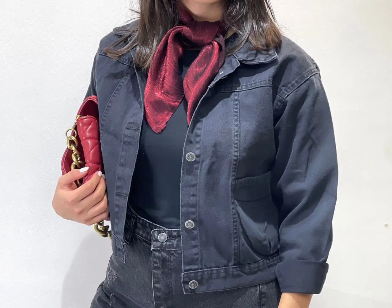 کت کراپ ذغالی ترنج(559) - Image 4