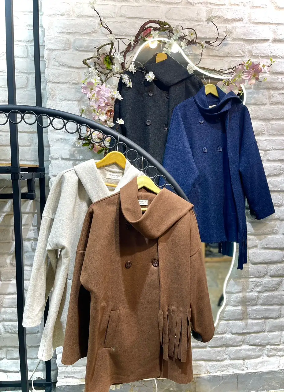 پالتو فوتر شالدار نبات(564)