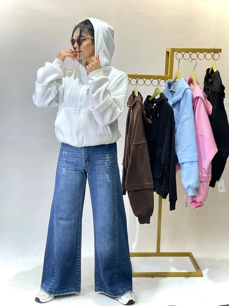 سویشرت داخل کرکدار  کلاهدار‌(569) - Image 7