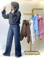 سویشرت داخل کرکدار  کلاهدار‌(569) - Image 3