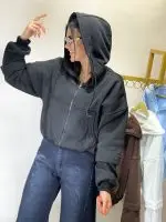 سویشرت داخل کرکدار  کلاهدار‌(569) - Image 2