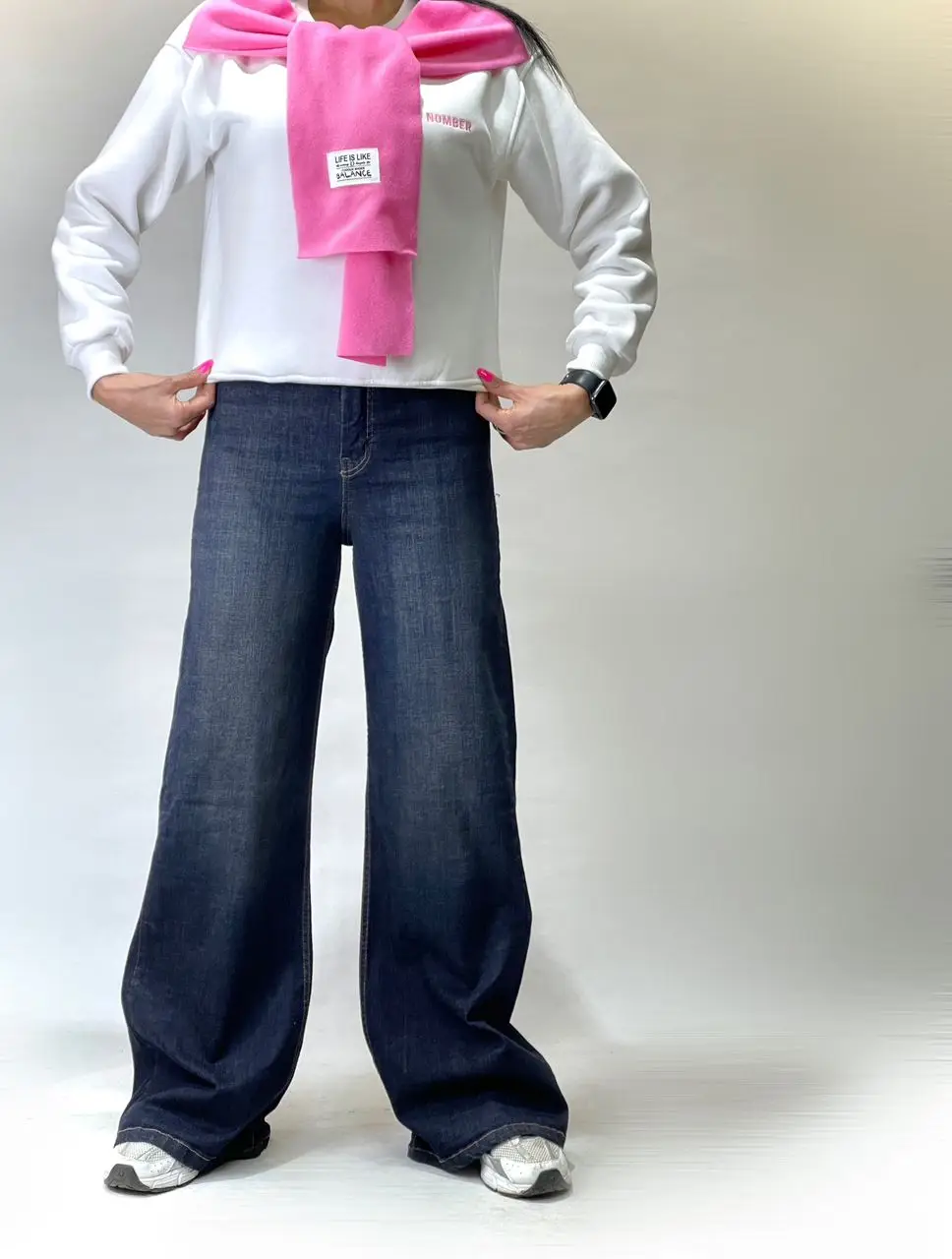 شلوار جین نیمبگ دورنگ(578) - Image 15