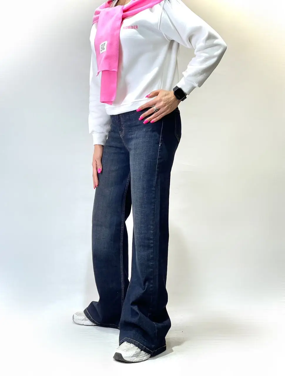 شلوار جین نیمبگ دورنگ(578) - Image 13