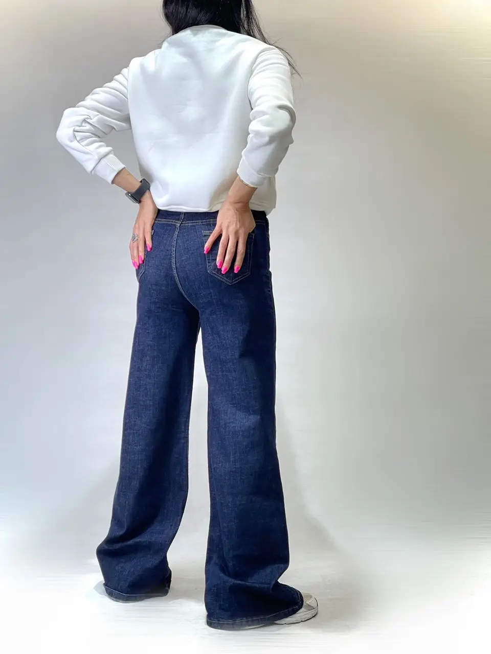 شلوار جین نیمبگ دورنگ(578) - Image 6