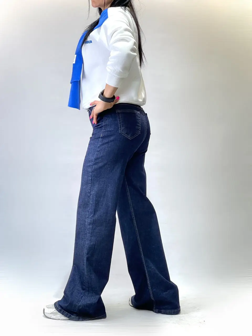 شلوار جین نیمبگ دورنگ(578) - Image 5