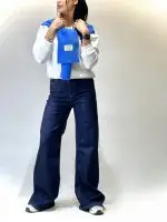 شلوار جین نیمبگ دورنگ(578) - Image 4