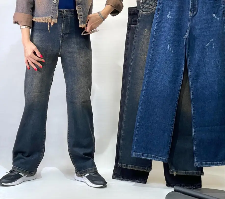 شلوار نیمبگ واید دورنگ (594) - Image 8