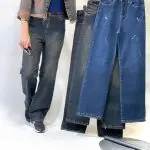 شلوار نیمبگ واید دورنگ (594)