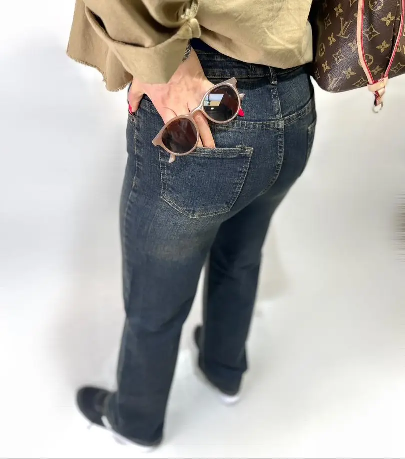 شلوار نیمبگ واید دورنگ (594) - Image 5