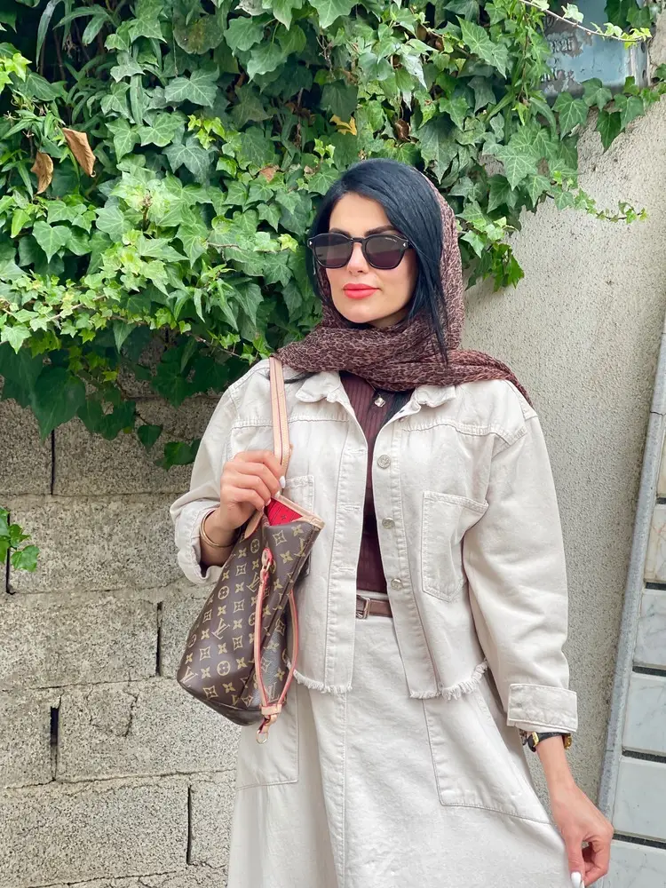 کت کراپ رنگی پایین ریشدار بهار(597) - Image 9