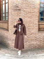 کت کراپ رنگی پایین ریشدار بهار(597) - Image 2