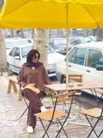 شومیز سیلک رنگی آسمان (601) - Image 22