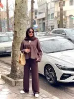 شومیز سیلک رنگی آسمان (601) - Image 20