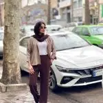 شومیز سیلک رنگی آسمان (601)