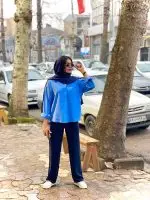 شلوار سیلک رنگی (606) - Image 8