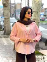 شومیز سیلک رنگی آسمان (601) - Image 7