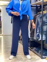 شلوار سیلک رنگی (606) - Image 6