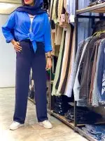 شلوار سیلک رنگی (606) - Image 4