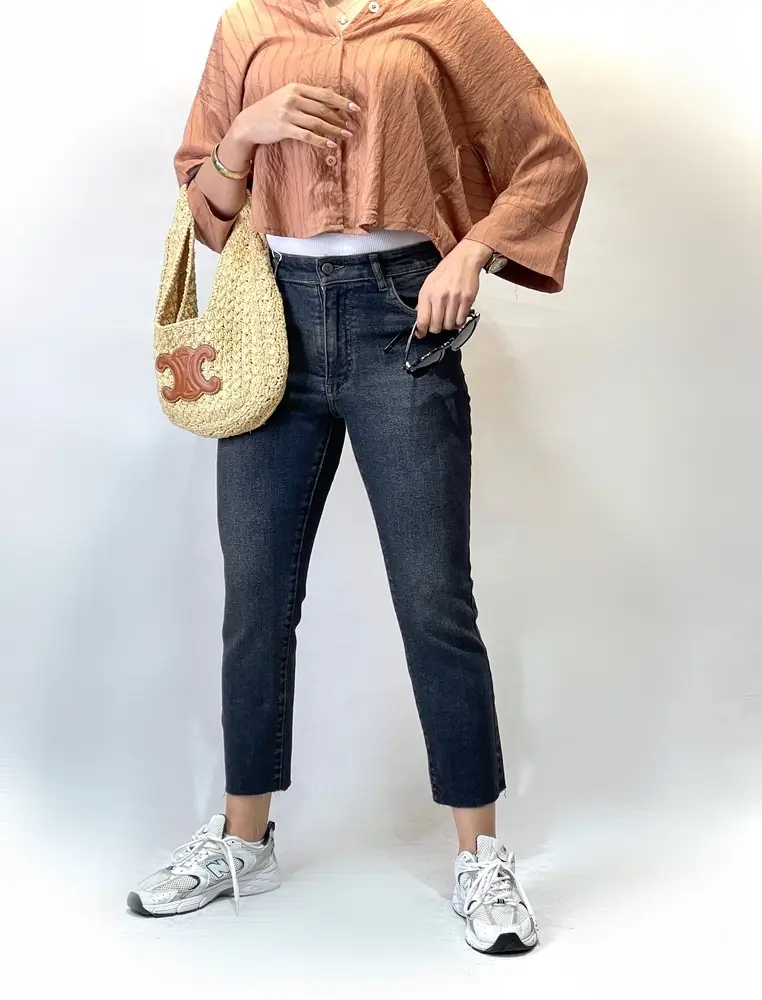 شلوار واید پایین کات درسه رنگ (612) - Image 12