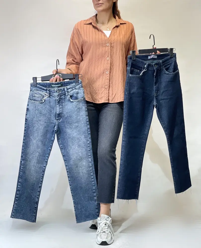 شلوار واید پایین کات درسه رنگ (612) - Image 10