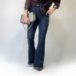 شلوار بوت‌کات پایین ریش (605)