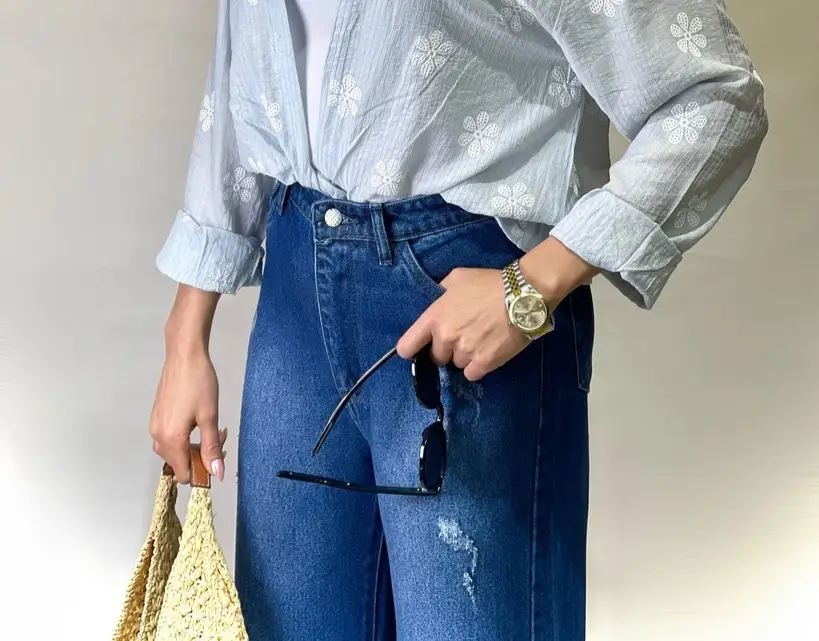 شلوار بگ در دورنگ (610) - Image 6