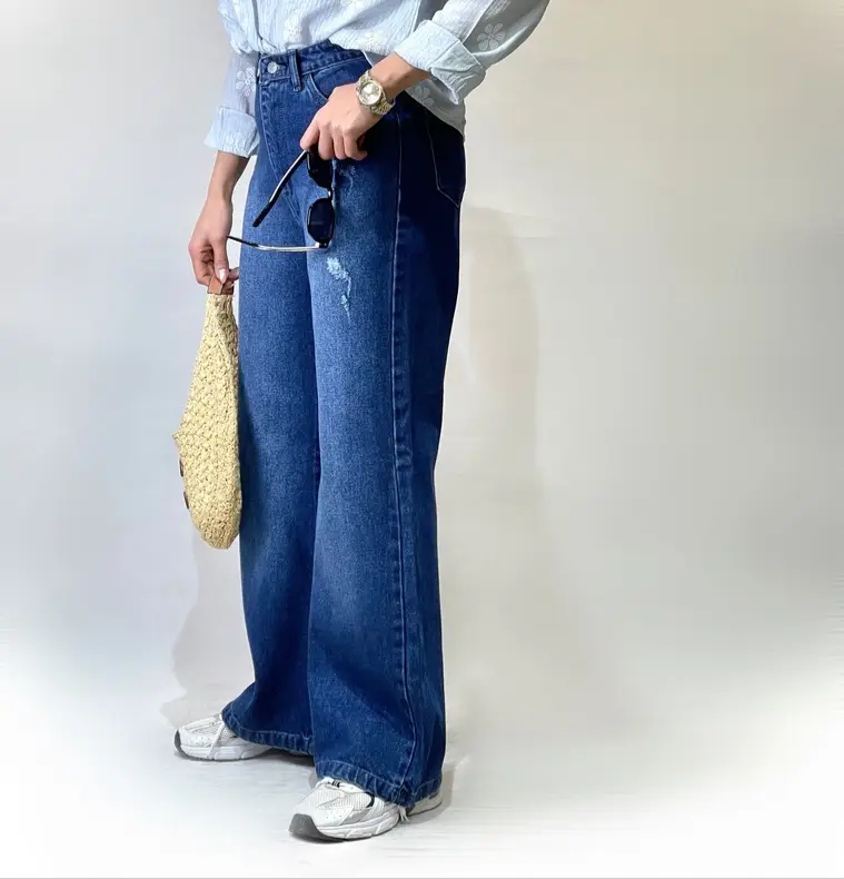 شلوار بگ در دورنگ (610) - Image 3