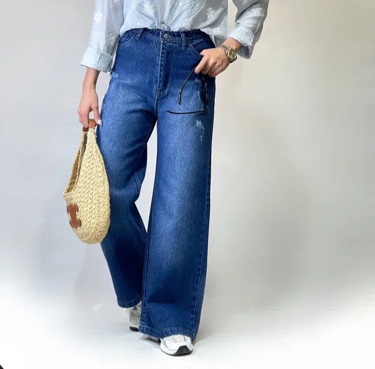 شلوار بگ در دورنگ (610) - Image 4