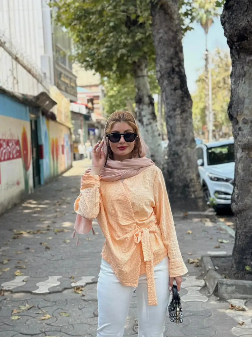 شومیز پری بغل گره (650) - Image 6