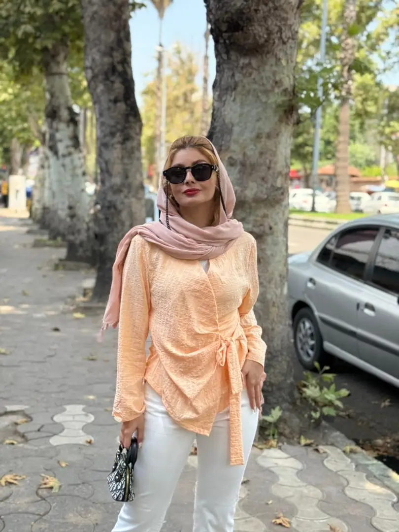 شومیز پری بغل گره (650) - Image 5