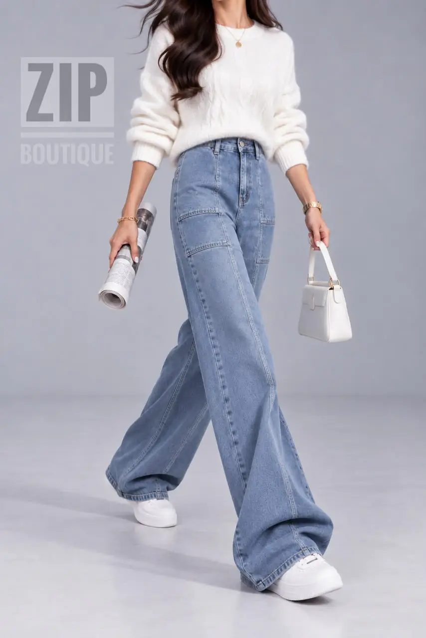 شلوار فلربگ جلو خطدار نهال(733) - Image 7